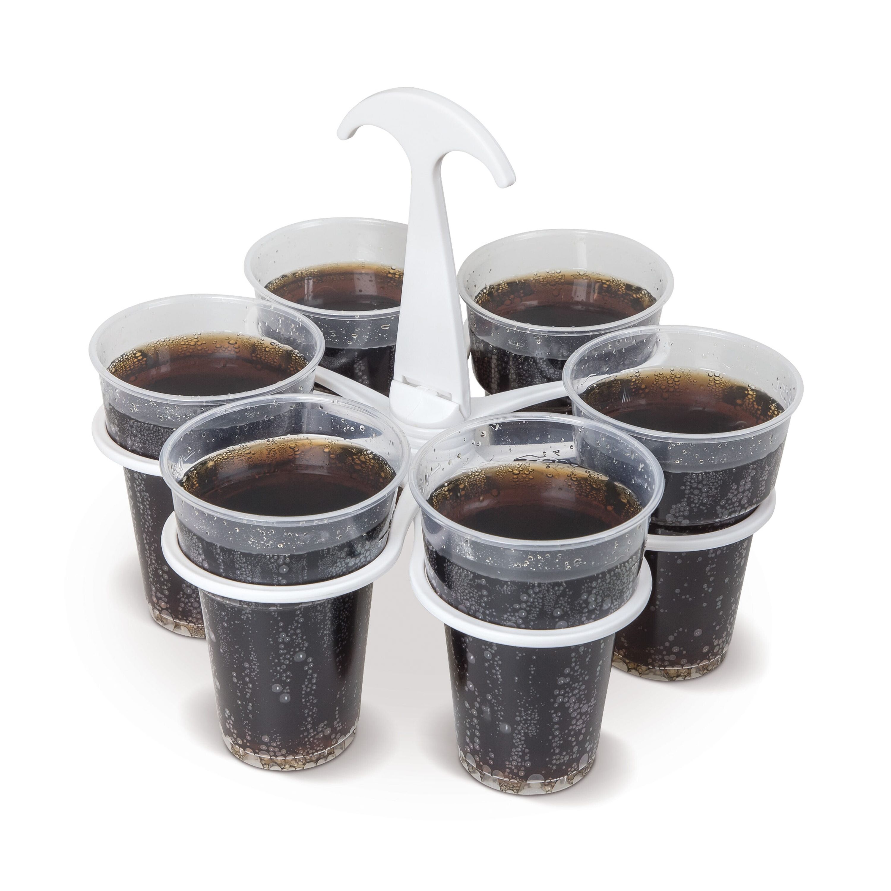 Der Original-Cupkeeper (Getränketräger) - Becher 18 cl-33 cl - weiss-216