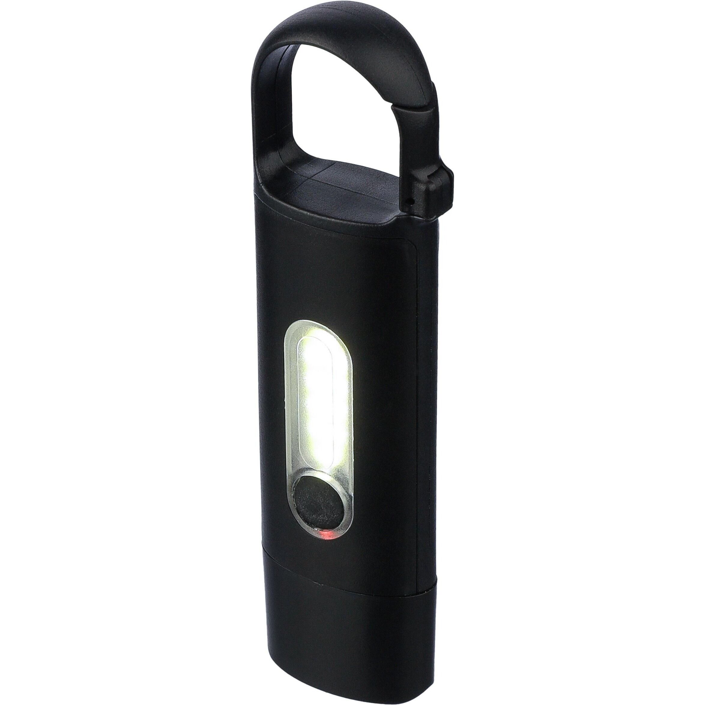 Recycelte ABS Mini-Taschenlampe Zai - schwarz-460