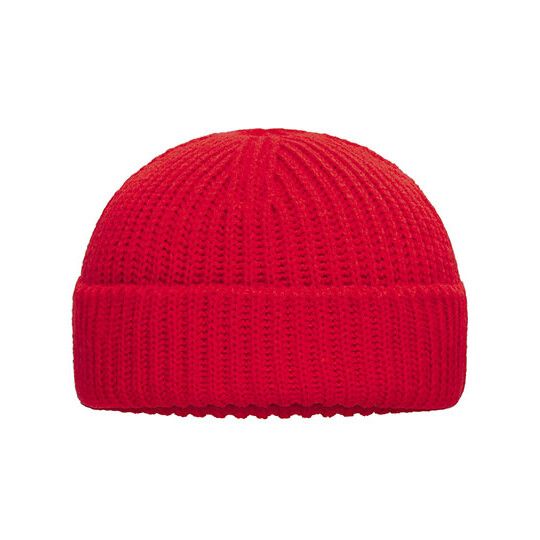 Fisherman Beanie - red-873