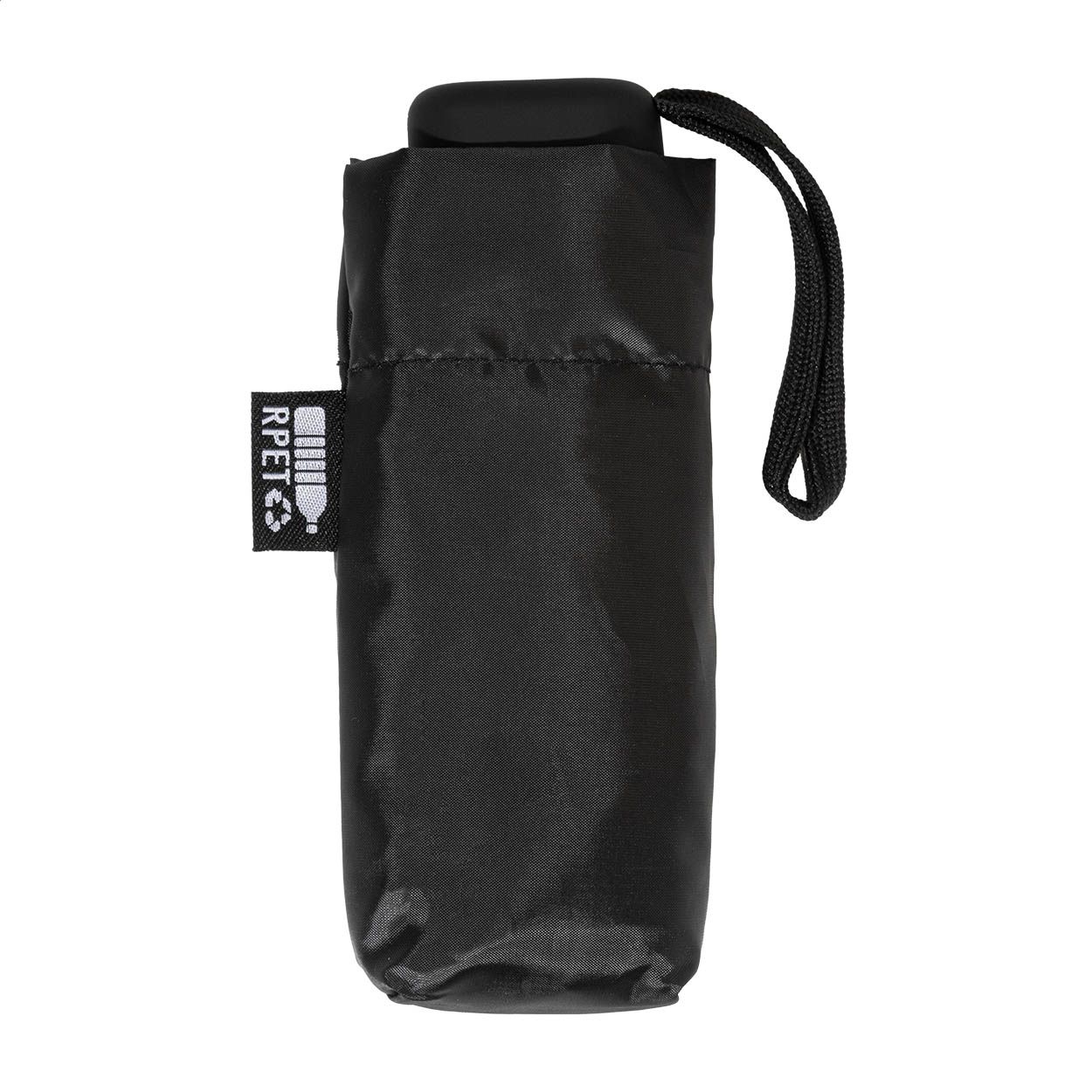 Fractus Mini-Taschenschirm aus RPET - schwarz-390
