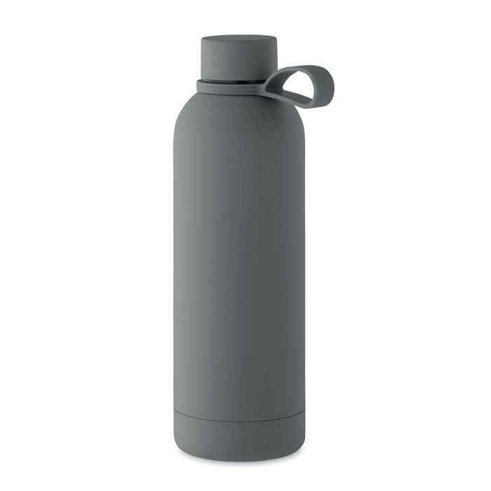 Doppelwandige Flasche 500 ml EMERALD - steingrau-552