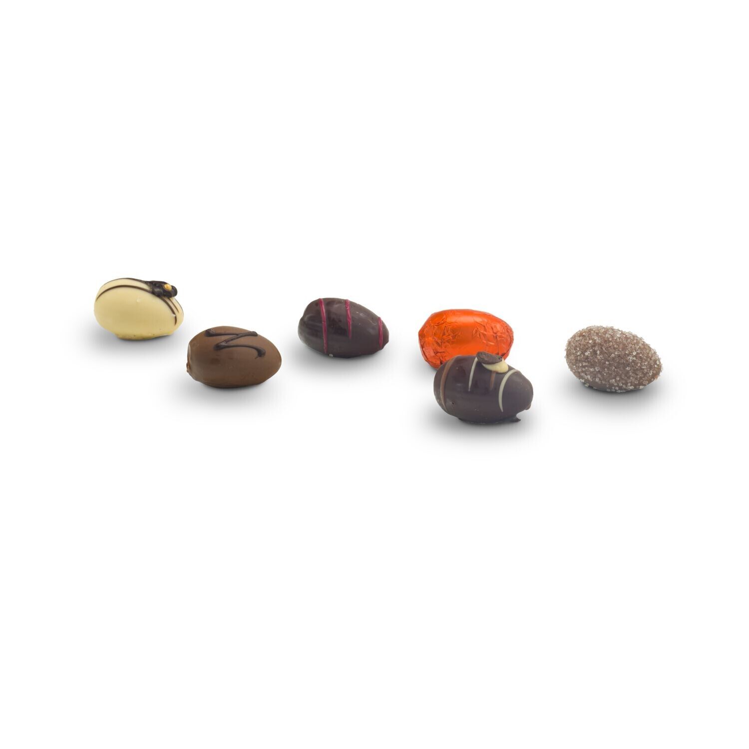 Schokoladen-Pralineneier, 6 Stück, 125 g-920