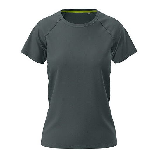 Mesh Raglan Women - slate grey solid-164
