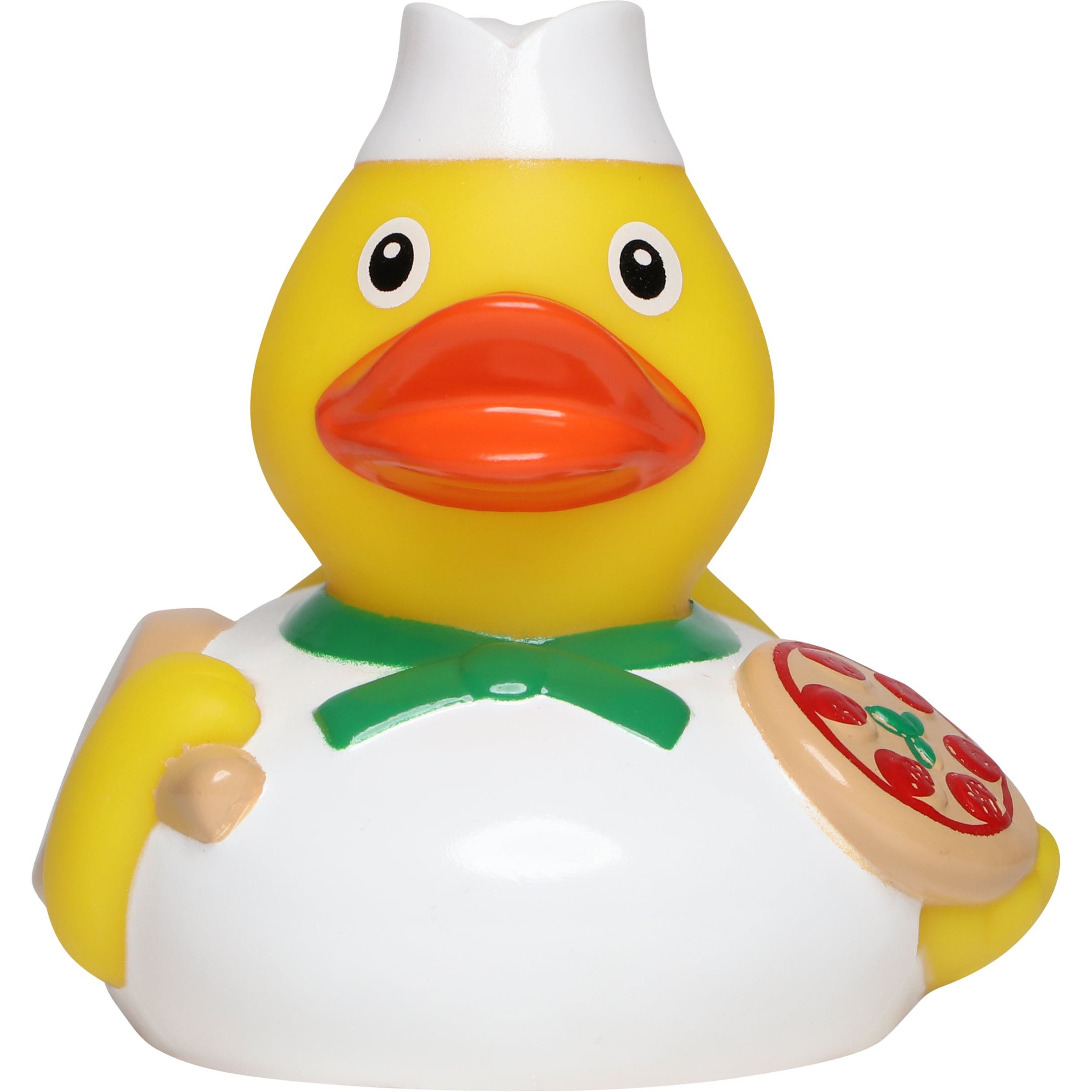 Quietsche-Ente Pizzabäcker - bunt-628