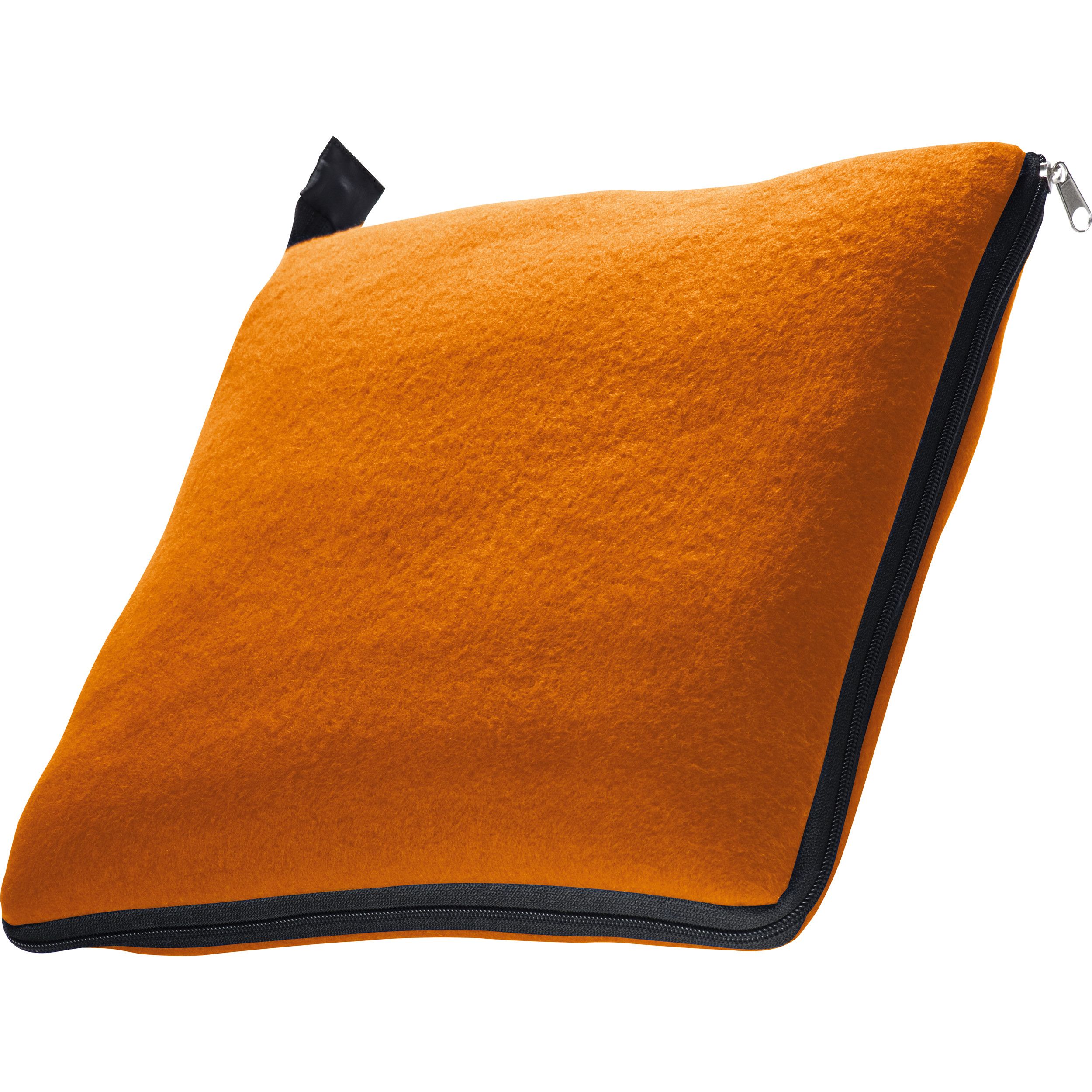 2in1 XL-Fleece-Decke/Kissen Radcliff - orange-983