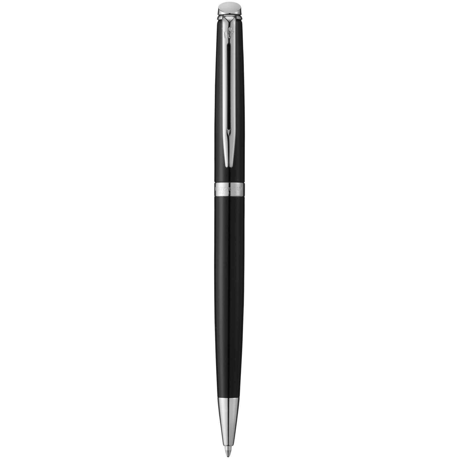 Waterman Hémisphère Kugelschreiber (blaue Mine) - schwarz -  silber-929