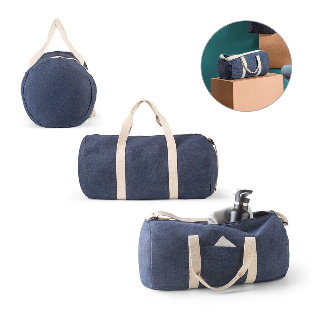 DENIM BAG Sporttasche aus Denim (300 g/m²) - blau-887