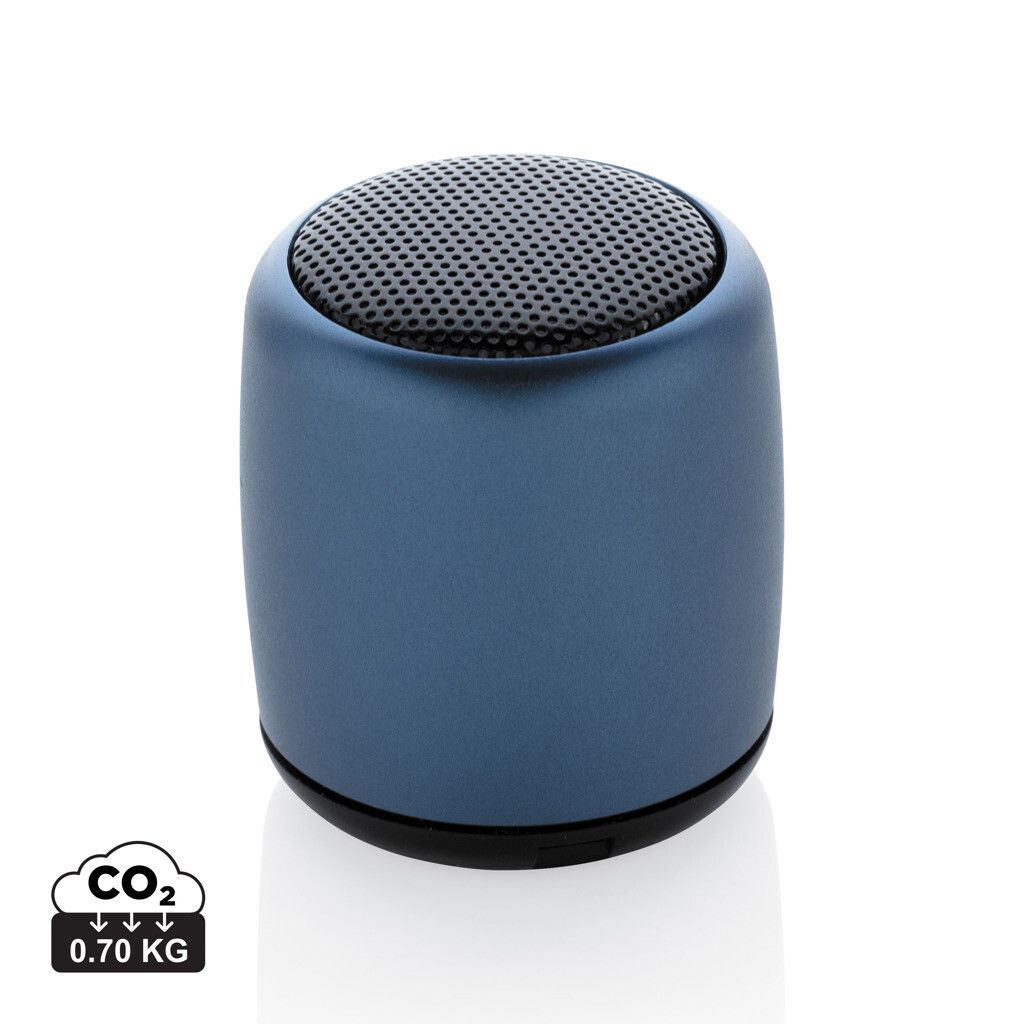 Kabelloser Mini-Lautsprecher aus Aluminium - blau-631