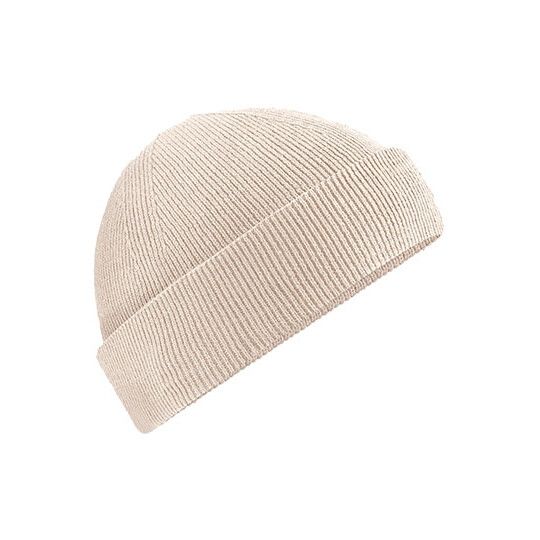 Organic Cotton Fisherman Beanie - almond-876