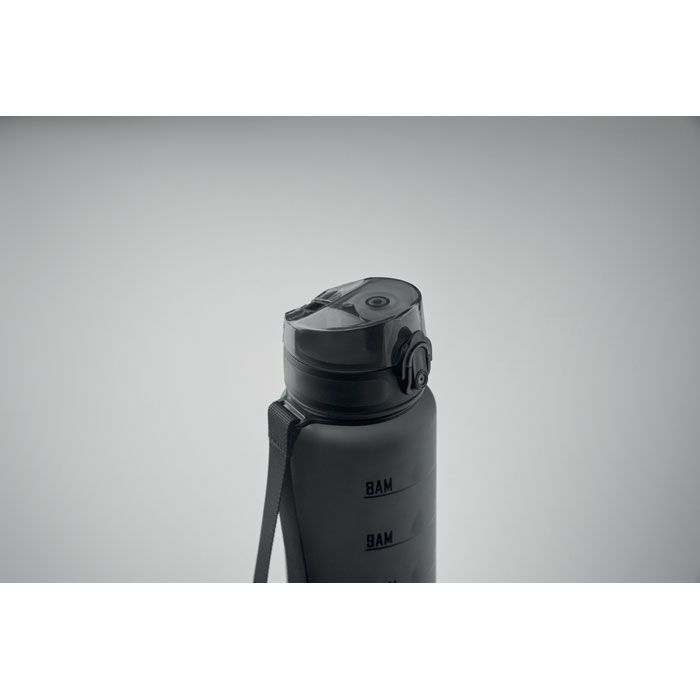 Sport-Trinkflasche RPET 1L ISFORDEN MARK - schwarz-824