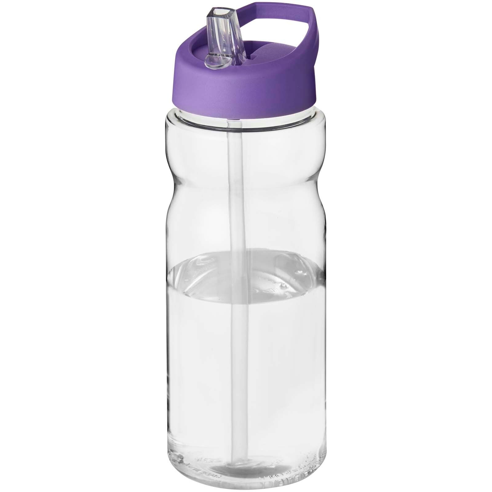H2O Active Eco Base 650 ml Sportflasche mit Ausgussdeckel - transparent -  lila-254