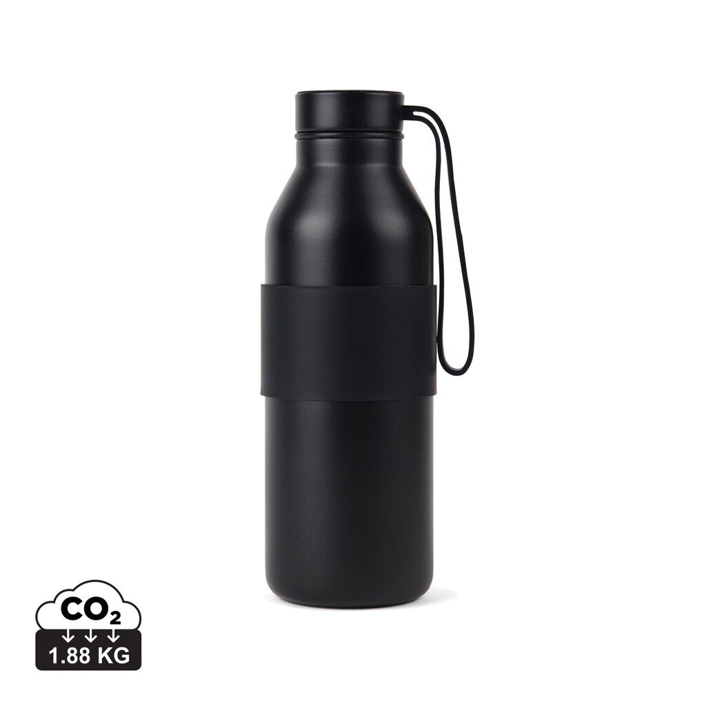 VINGA Niro RCS Stainless-Steel Sling Flasche 500ml - schwarz-687
