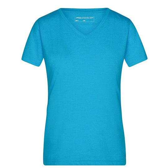 Ladies´ Heather T-Shirt - turquoise melange-253