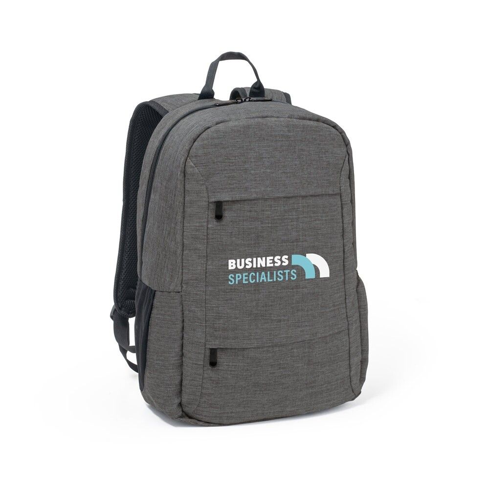 BUSINESS Laptop-Rucksack aus 300D recyceltes Polyester - blau-829
