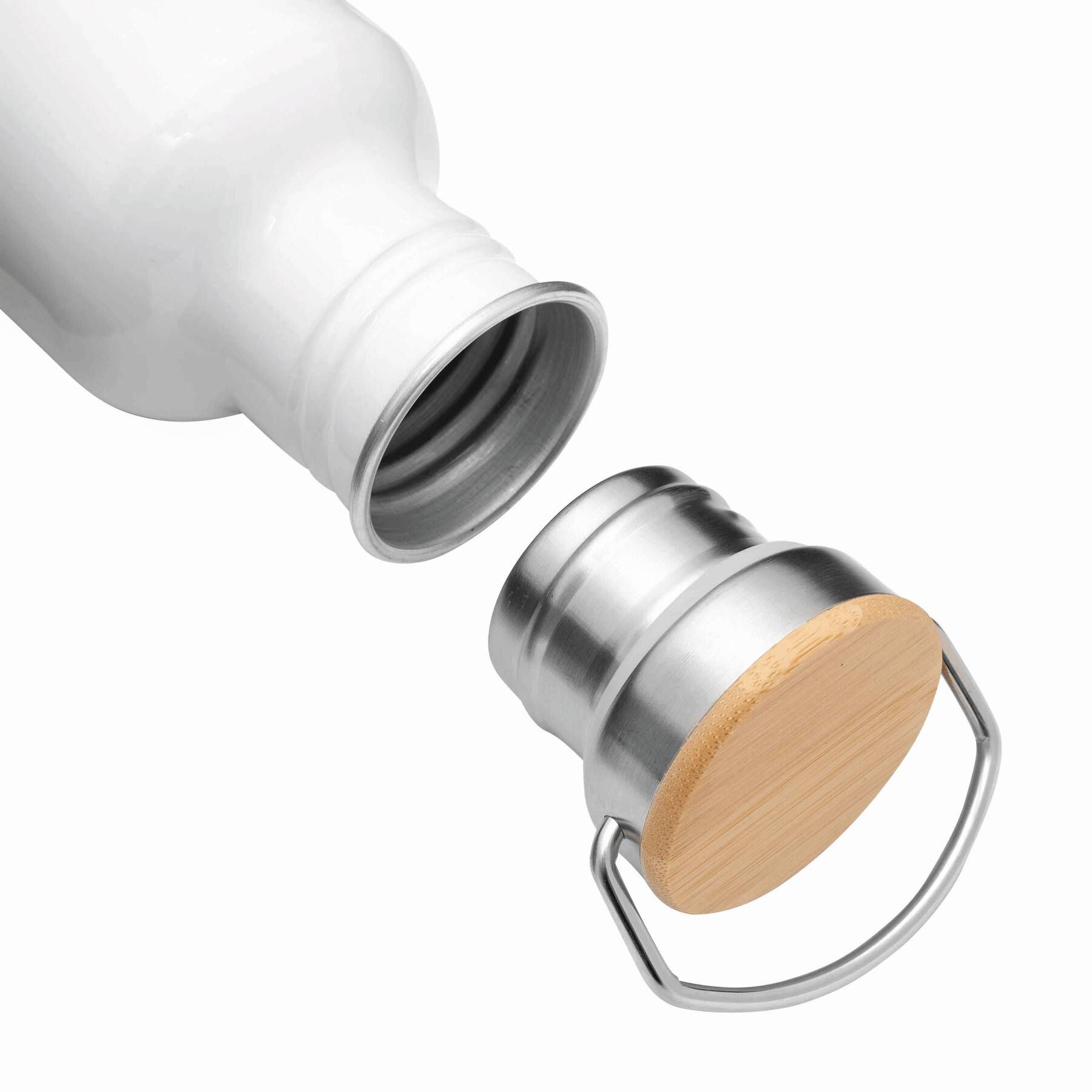Aluminium Trinkflasche ECO TRANSIT - weiß-112