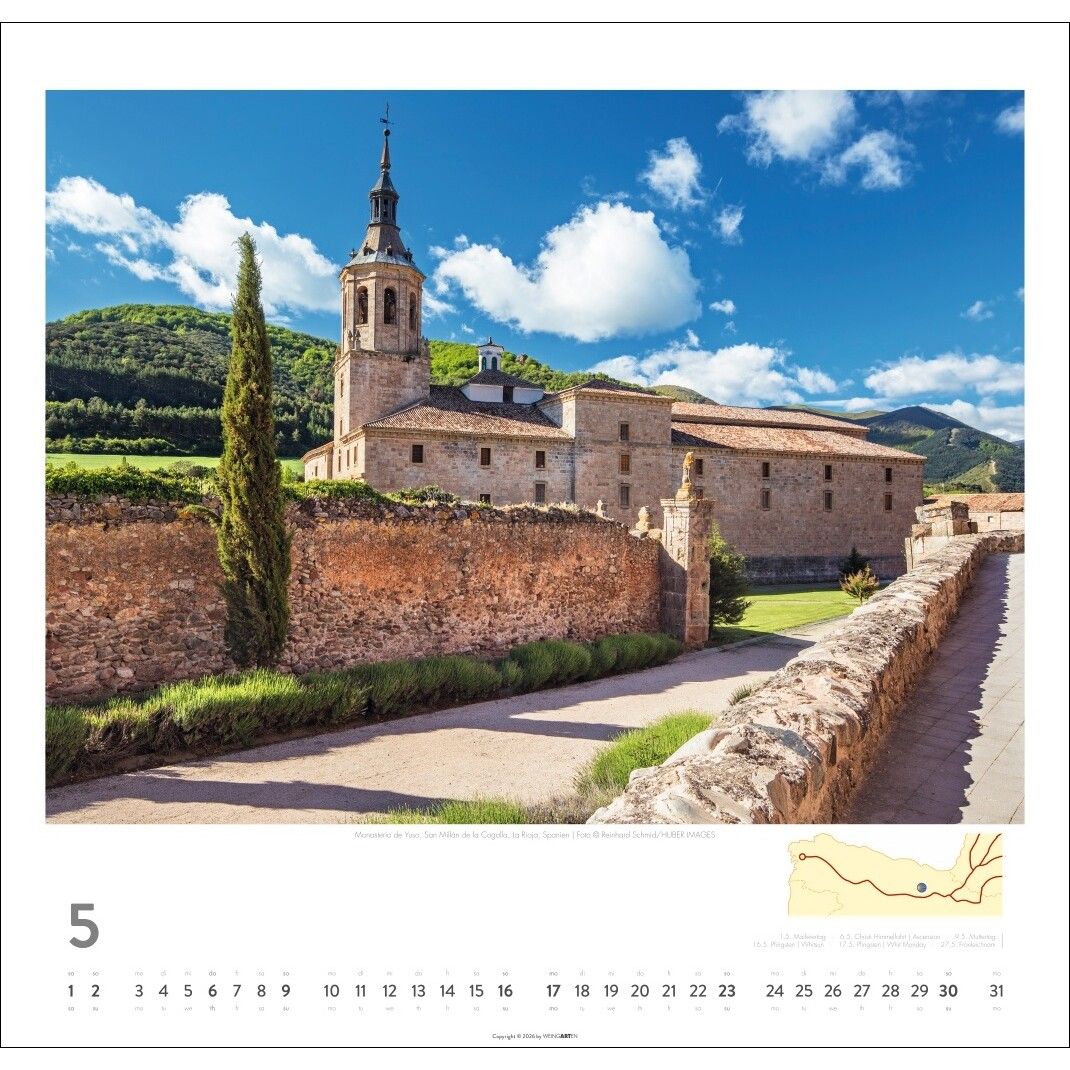 Auf dem Jakobsweg - El Camino - Landschaft & Natur Kalender-682
