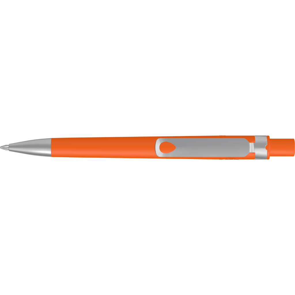 Recycled Pet Pen Core F Si Druckkugelschreiber - orange-753