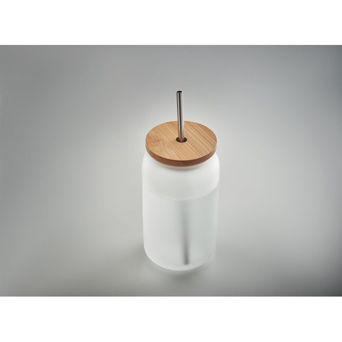 Trinkglas Subli 400ml JARBLIM - transparent weiß-144