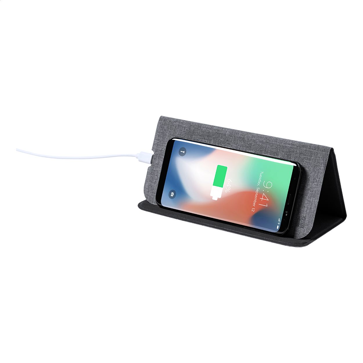 Wireless-Charger Mousepad Kimy - grau-304