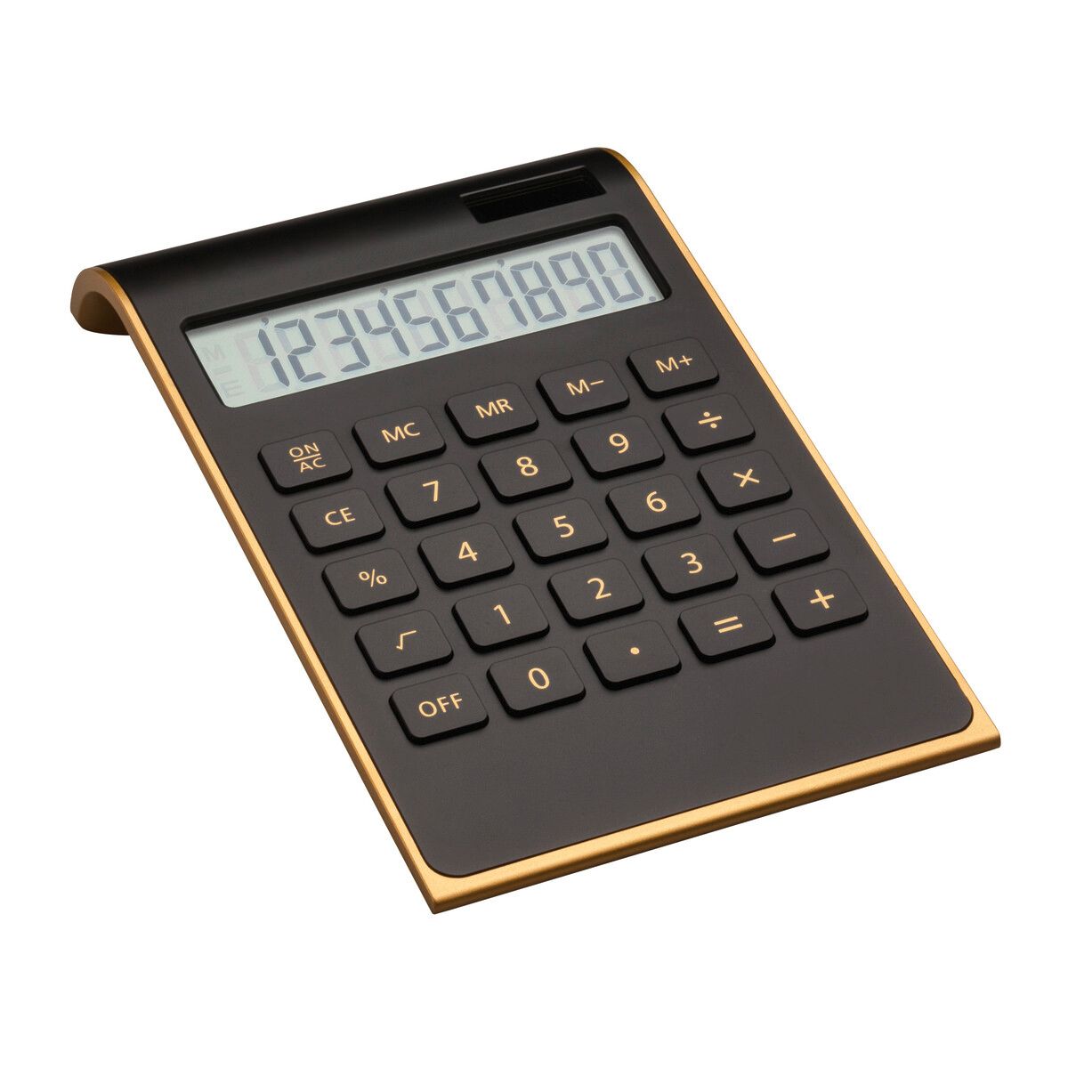 Solartaschenrechner VALINDA - schwarz - gold-533