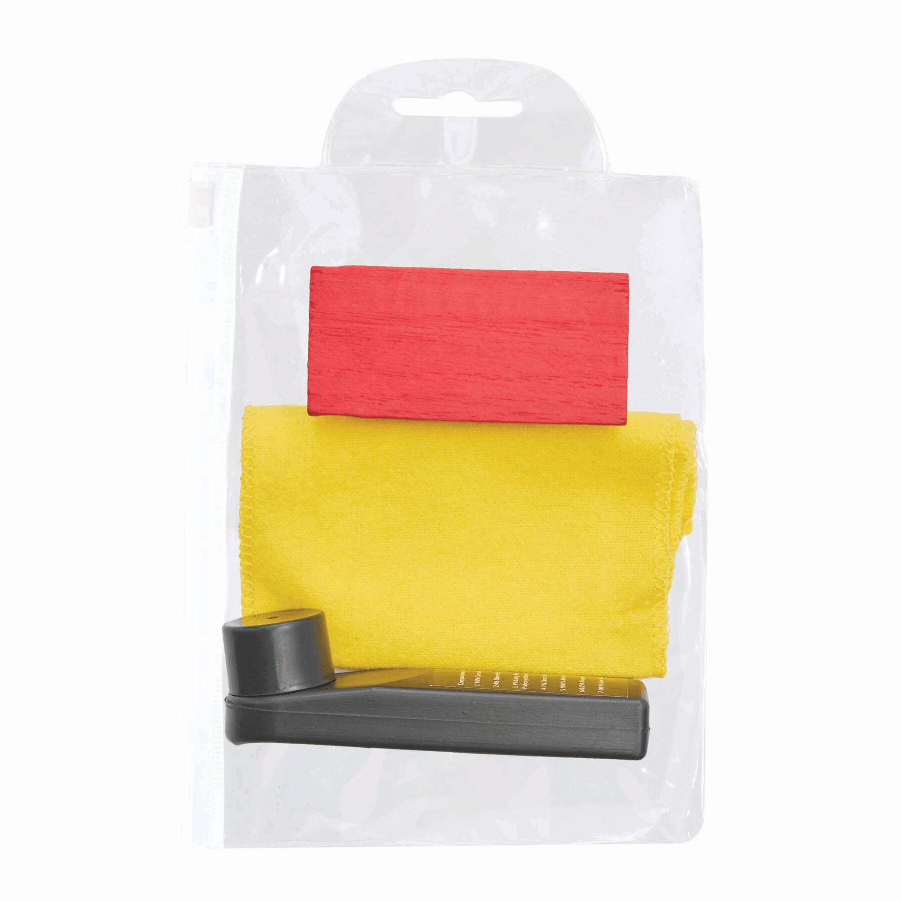 Schuhputzset SMALL SHINE - gelb - rot - schwarz-377