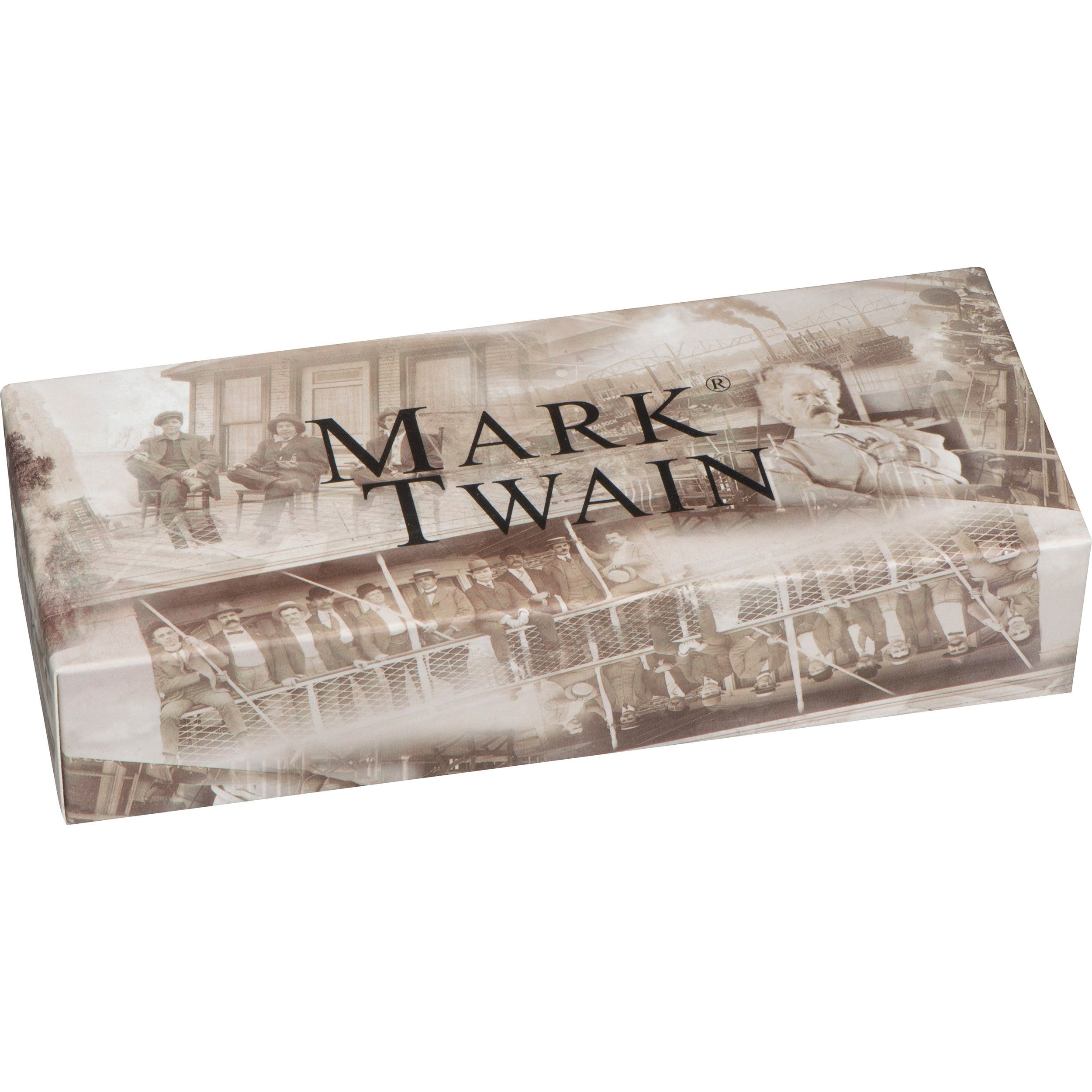 Mark Twain Kugelschreiber aus Metall - schwarz-887