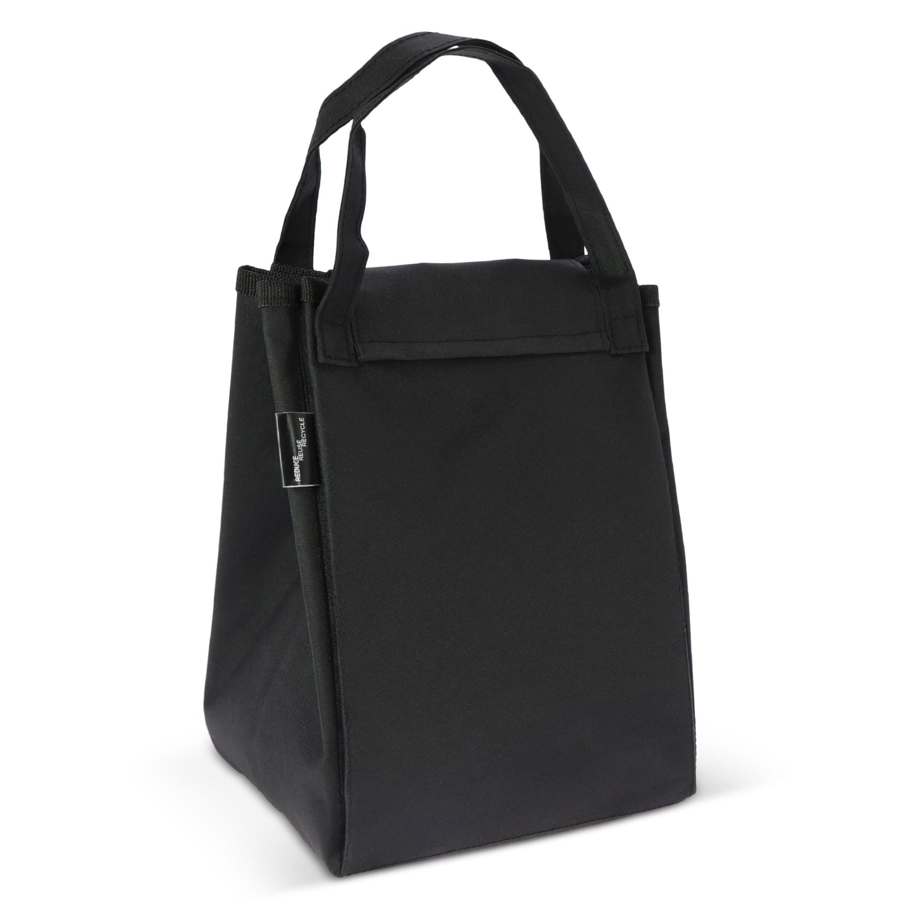 Gefaltete Kühltasche und Picknickmatte - schwarz-638