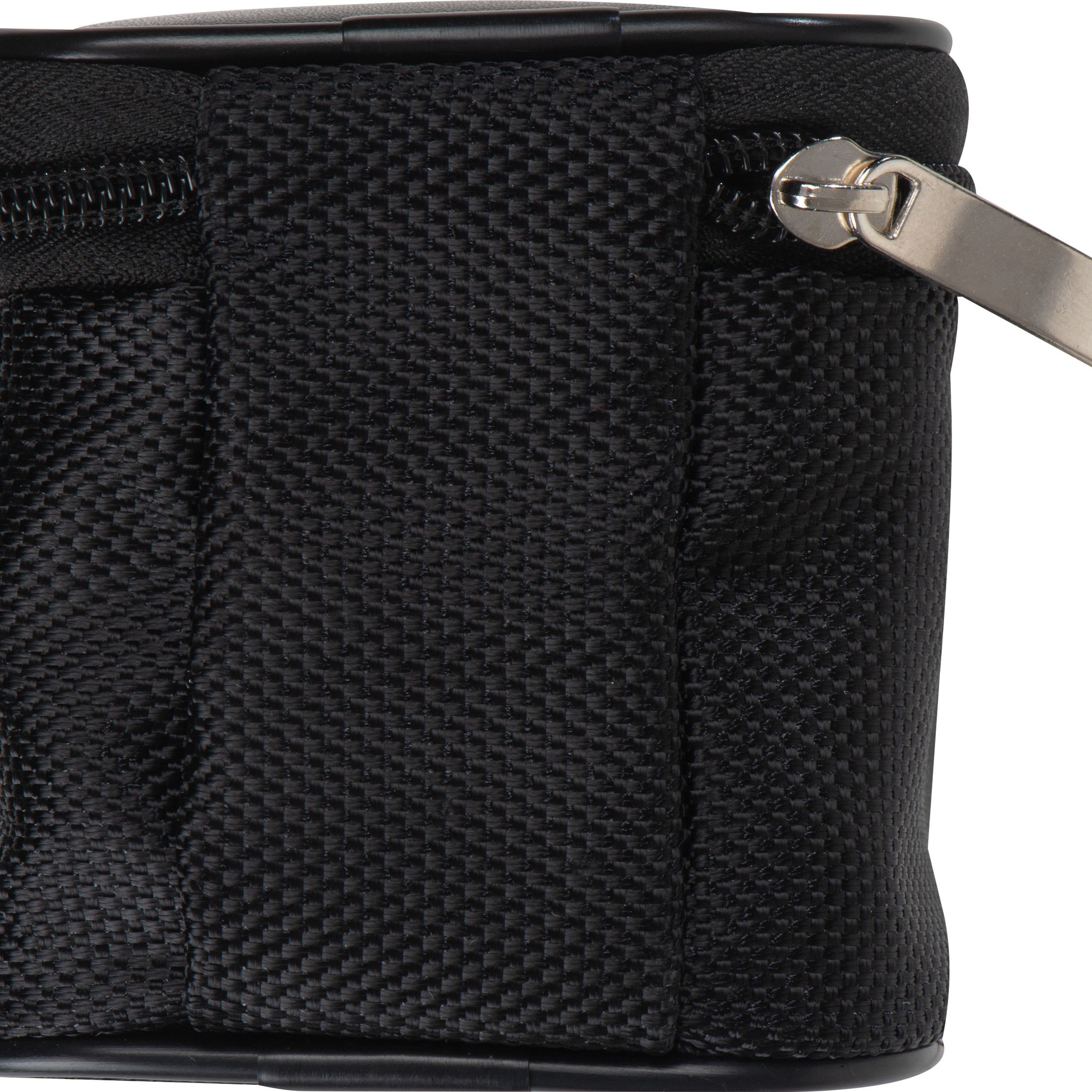 Gummierter Reiseadapter in einem Etui - schwarz-458