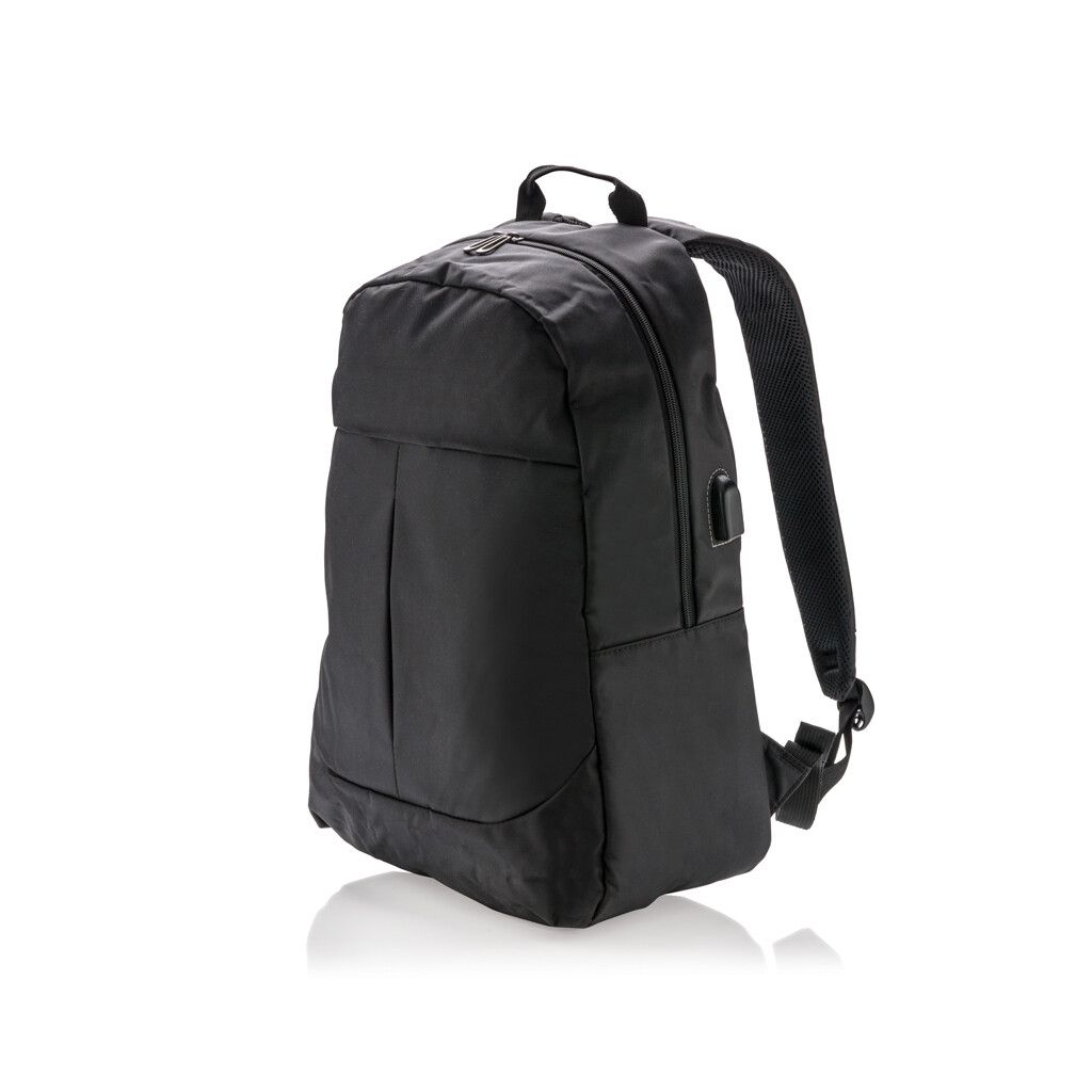Power USB Laptop-Rucksack - schwarz-424