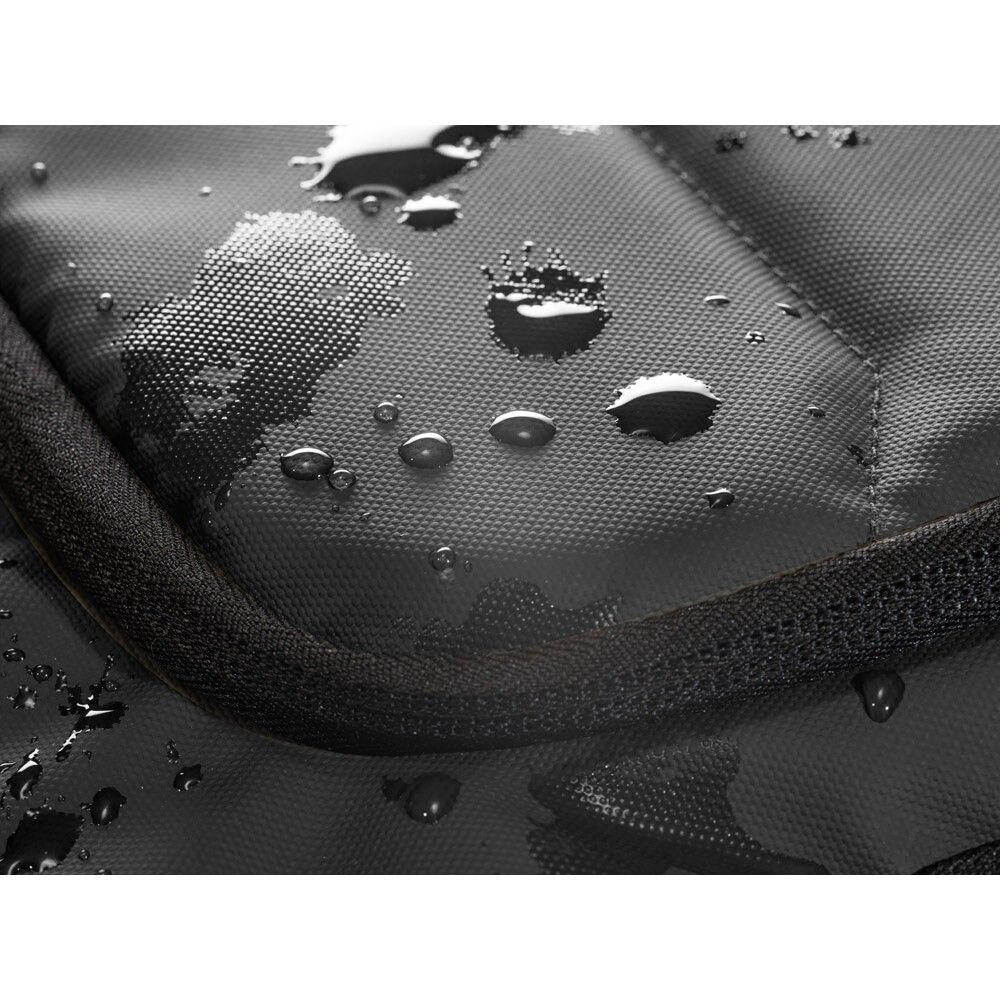 TOULON Notebook-Rucksack 600D Polyester,recycelt, wasserabweisend, 16" - schwarz-573