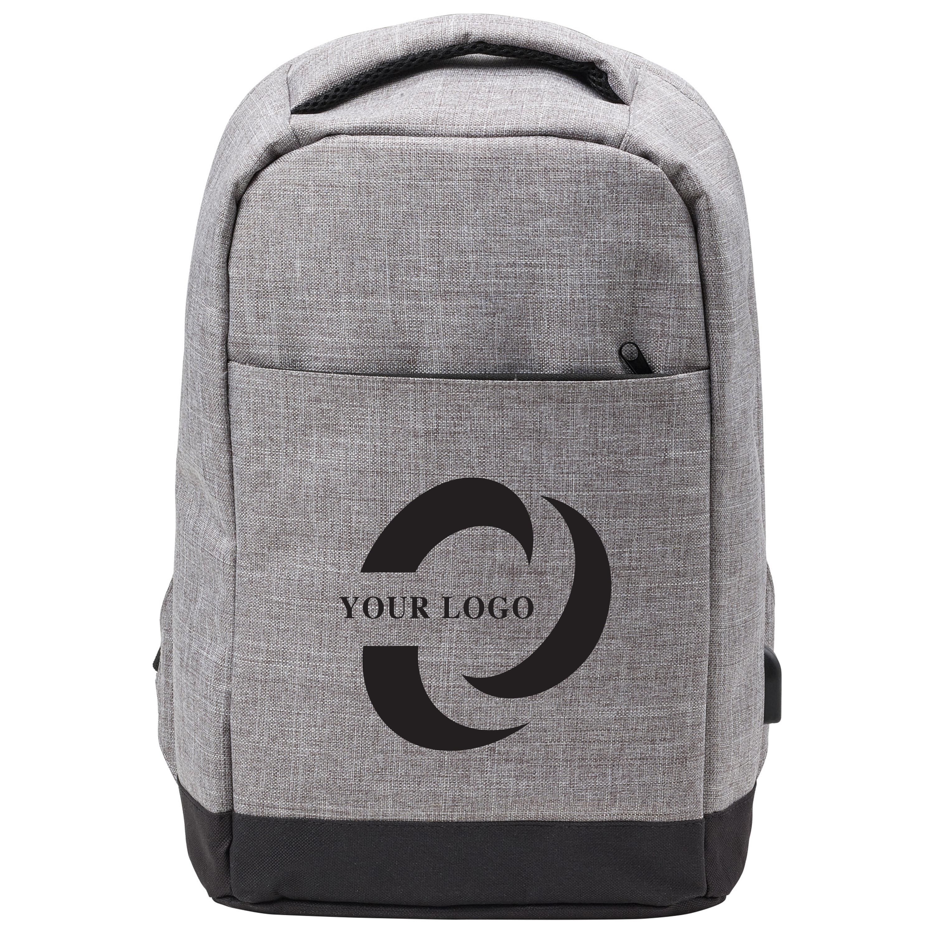 Diebstahlsicherer Rucksack aus Polyester Cruz - hellgrau-652