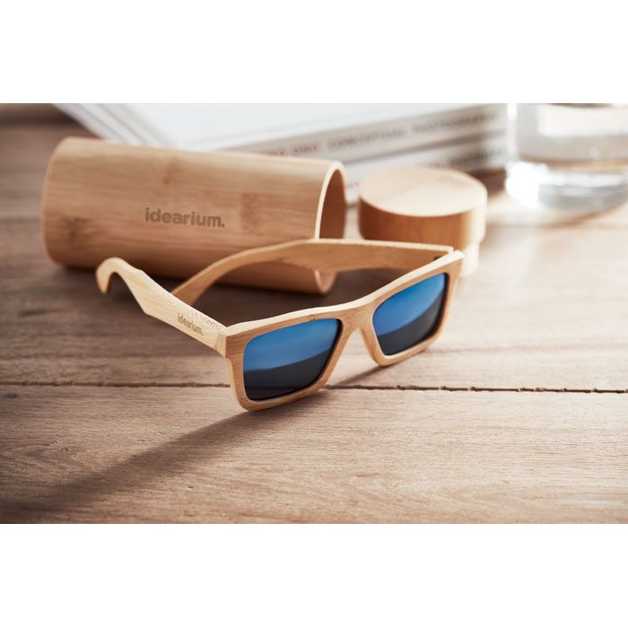 Sonnenbrille mit Köcher WANAKA - holz-226
