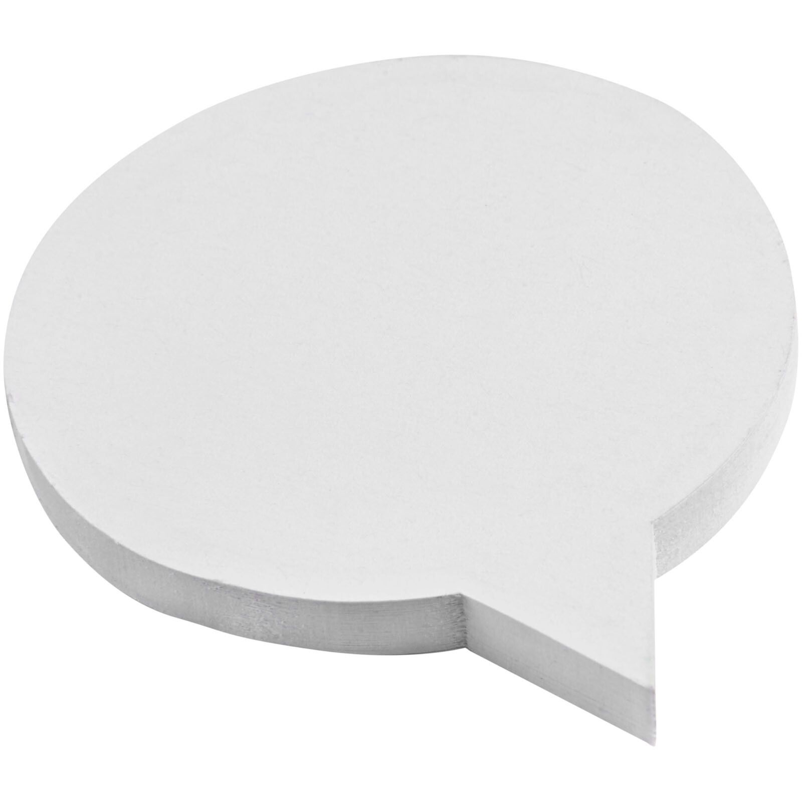 Sticky-Mate sprechblasenförmige recycelte Haftnotizen  - weiss-878