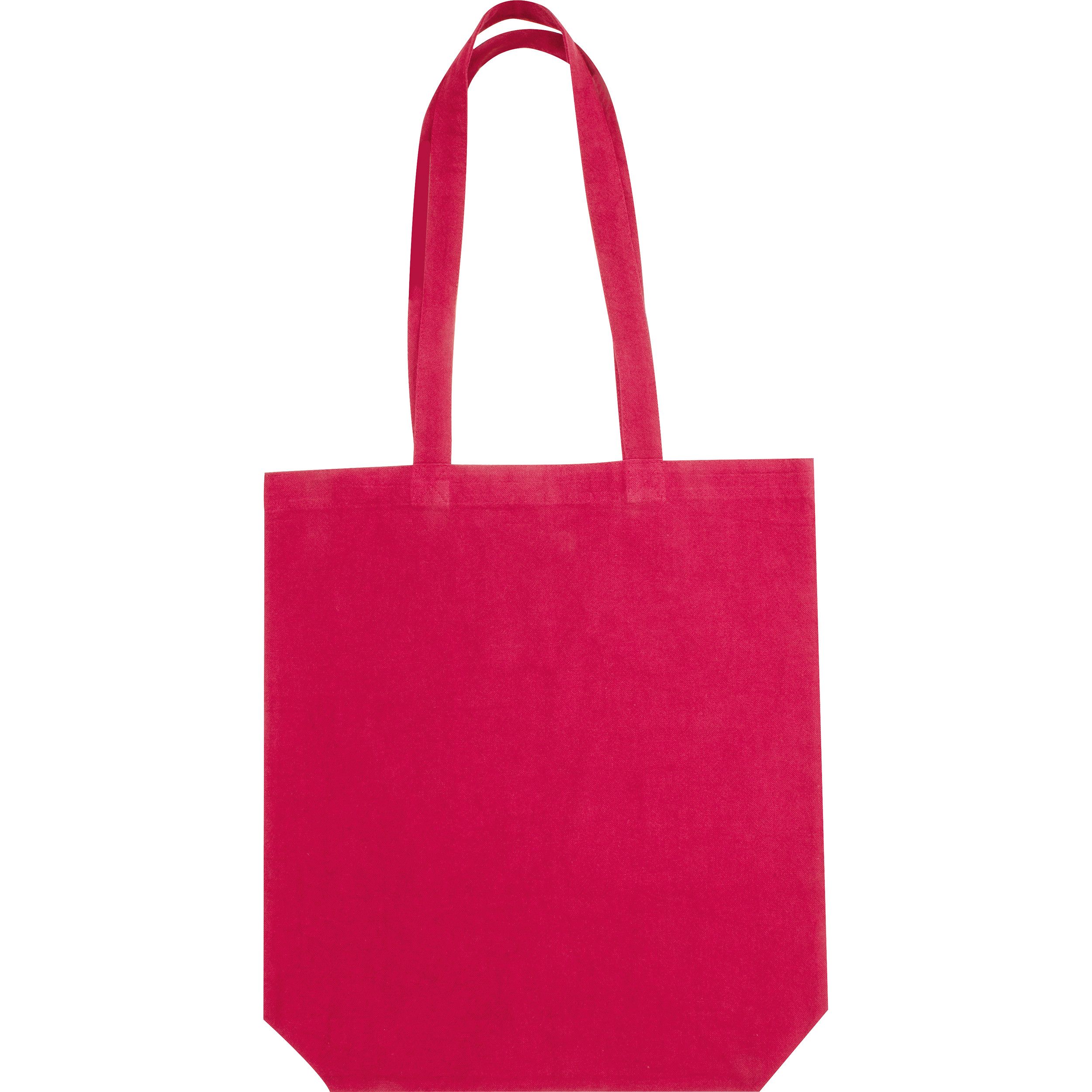 Fairtrade Baumwolltasche mit Bodenfalte PIOTR - rot-887
