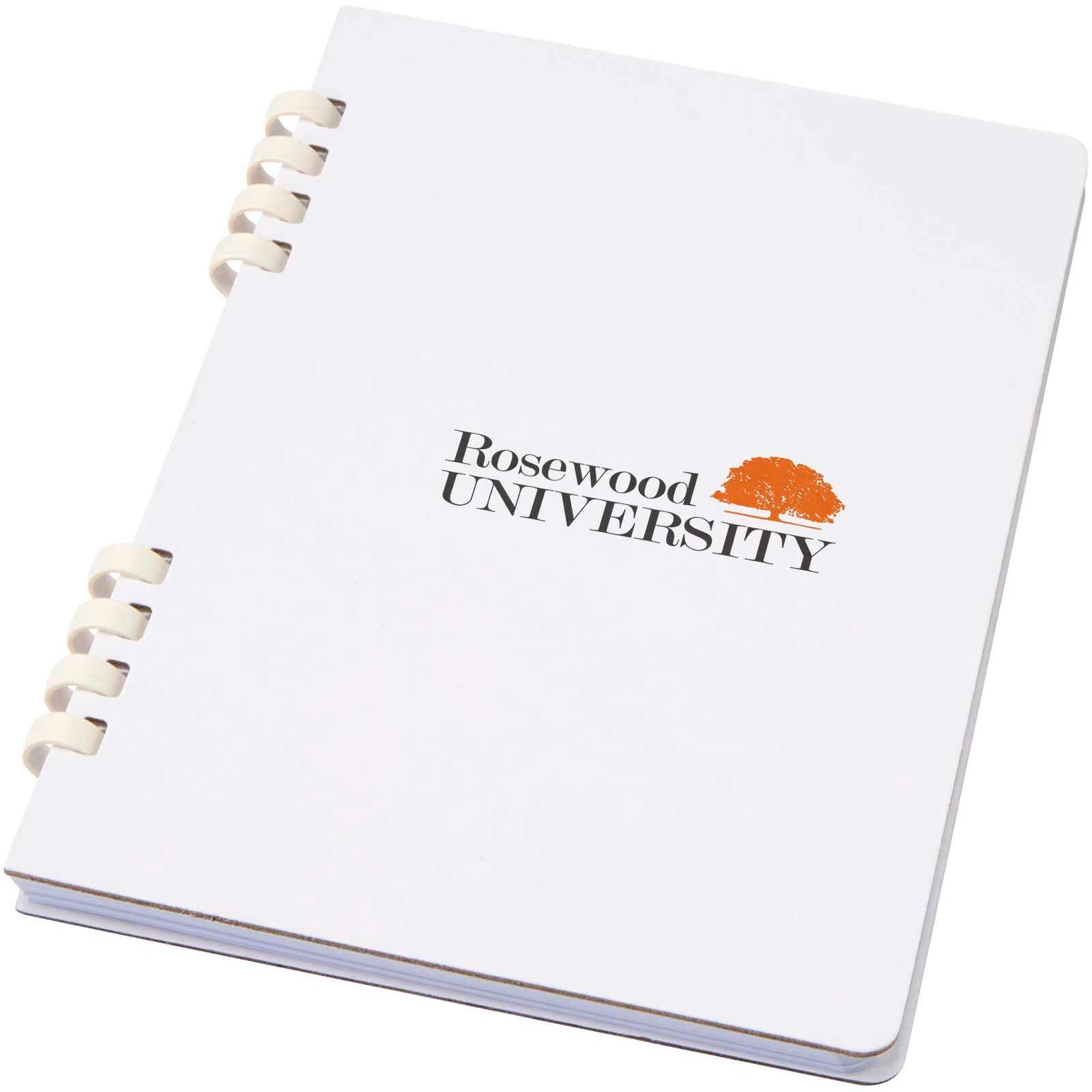 Fil A5 Hardcover RCS recyceltes Spiralnotizbuch - weiss-538