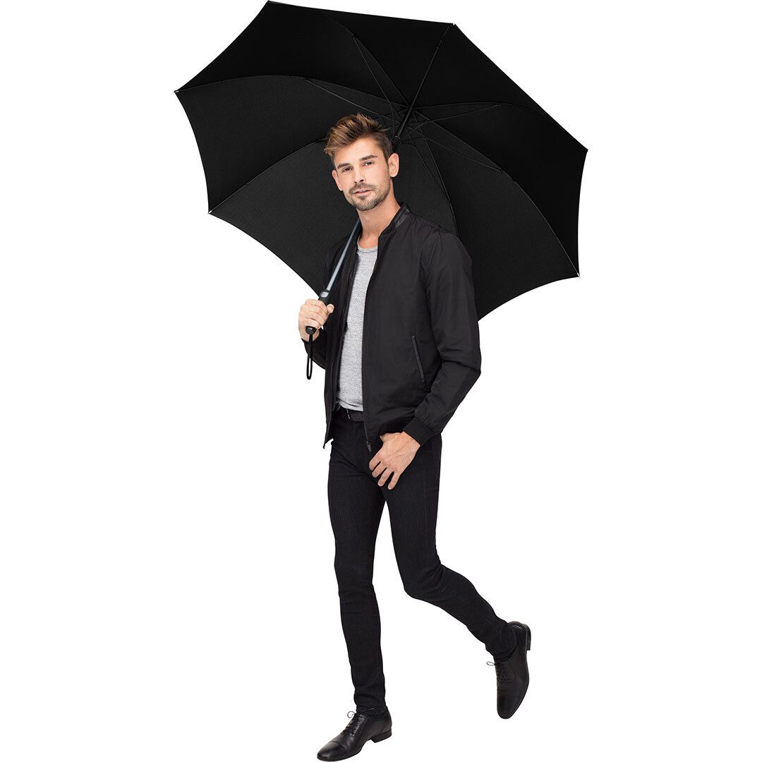 AC-Alu-Gästeschirm FARE® Precious Ø133 cm - schwarz - titan-27