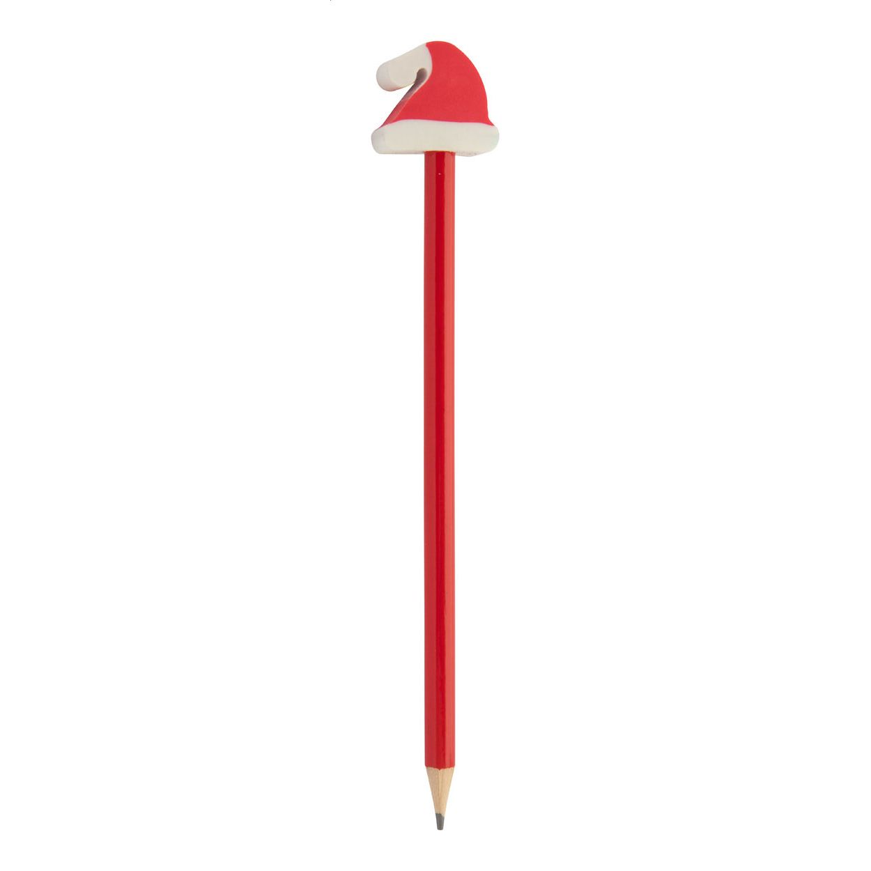 Ramsvika Bleistift mit Weihnachtsfigur, Weihnachtsmann - rot-445