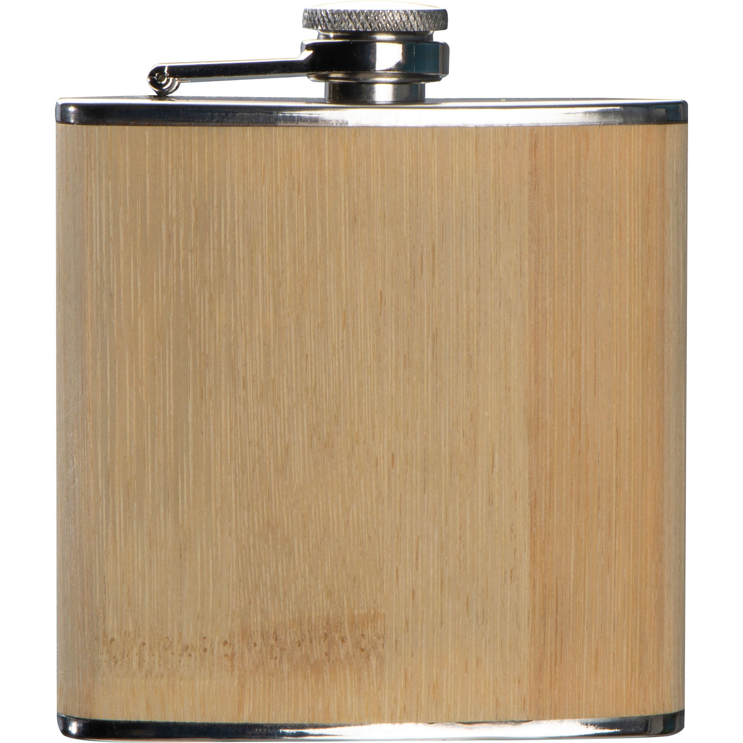 Flachmann mit Bambusummantelung - beige-142
