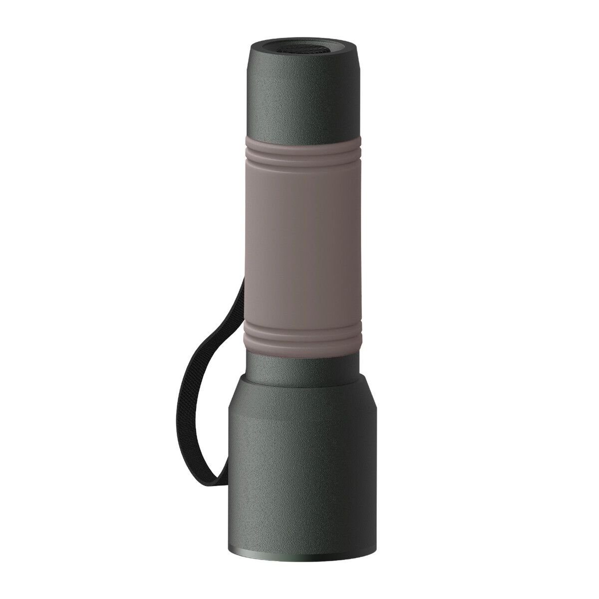 Taschenlampe myFLASH 300 mit Hülle - grau - braun-173