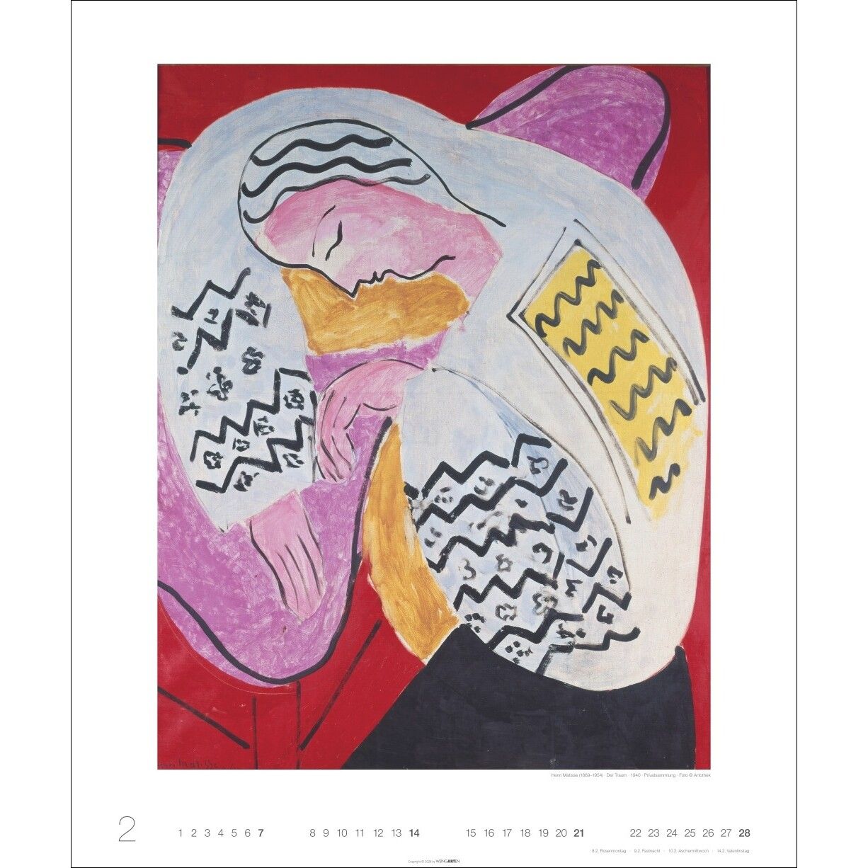 Henri Matisse Edition - Kunst & Kultur Kalender-847