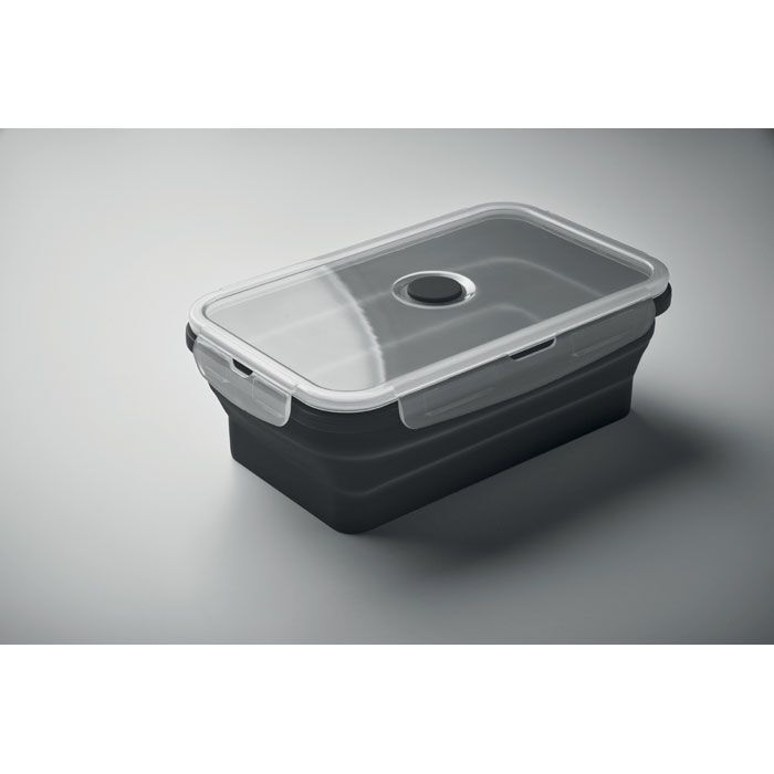 Faltbare Lunchbox 1200ml KOLAPSO - schwarz-313