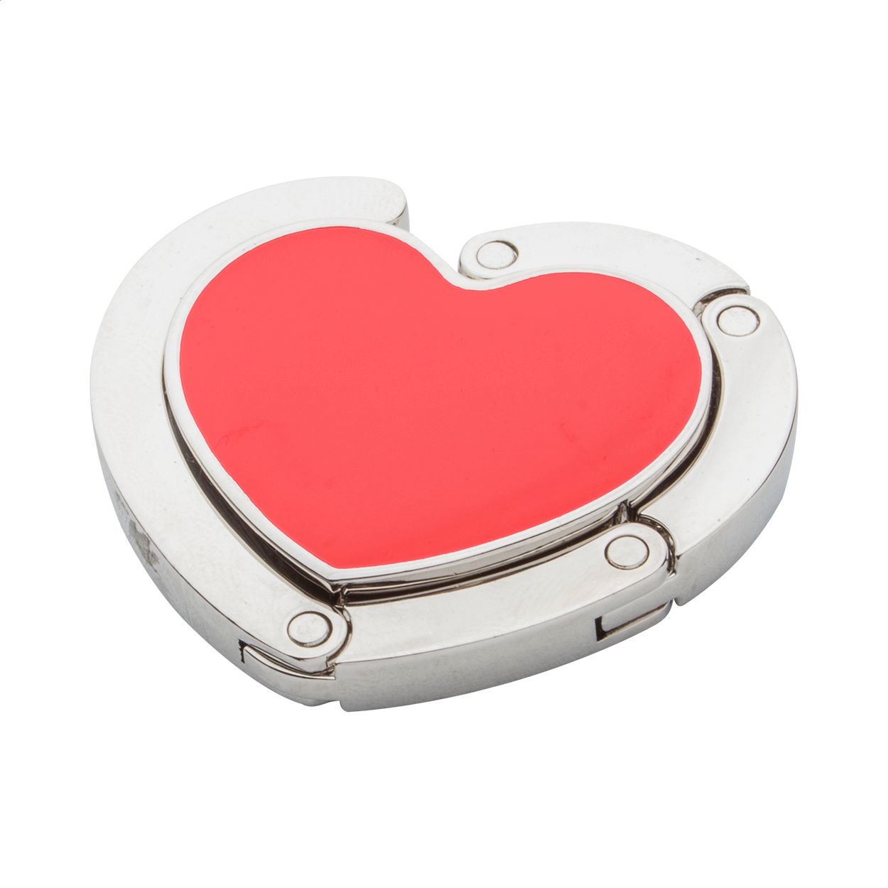 Taschenhalter Amor - silber - rot-404