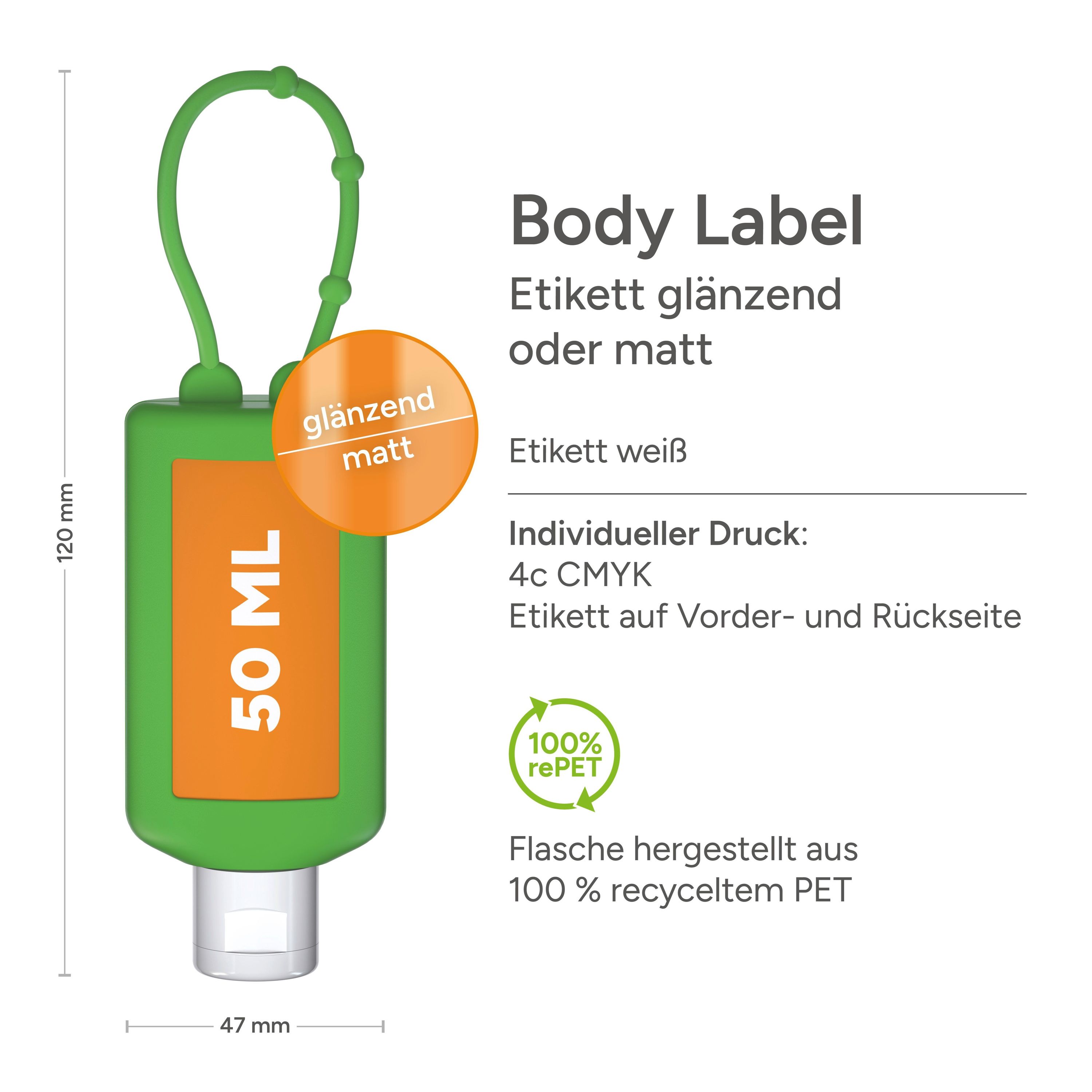 50 ml Bumper Duschgel Ingwer-Limette Body Label-764