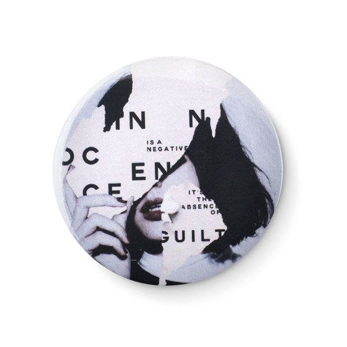 Badge Anstecknadel klein SMALL PIN - mattsilber-80