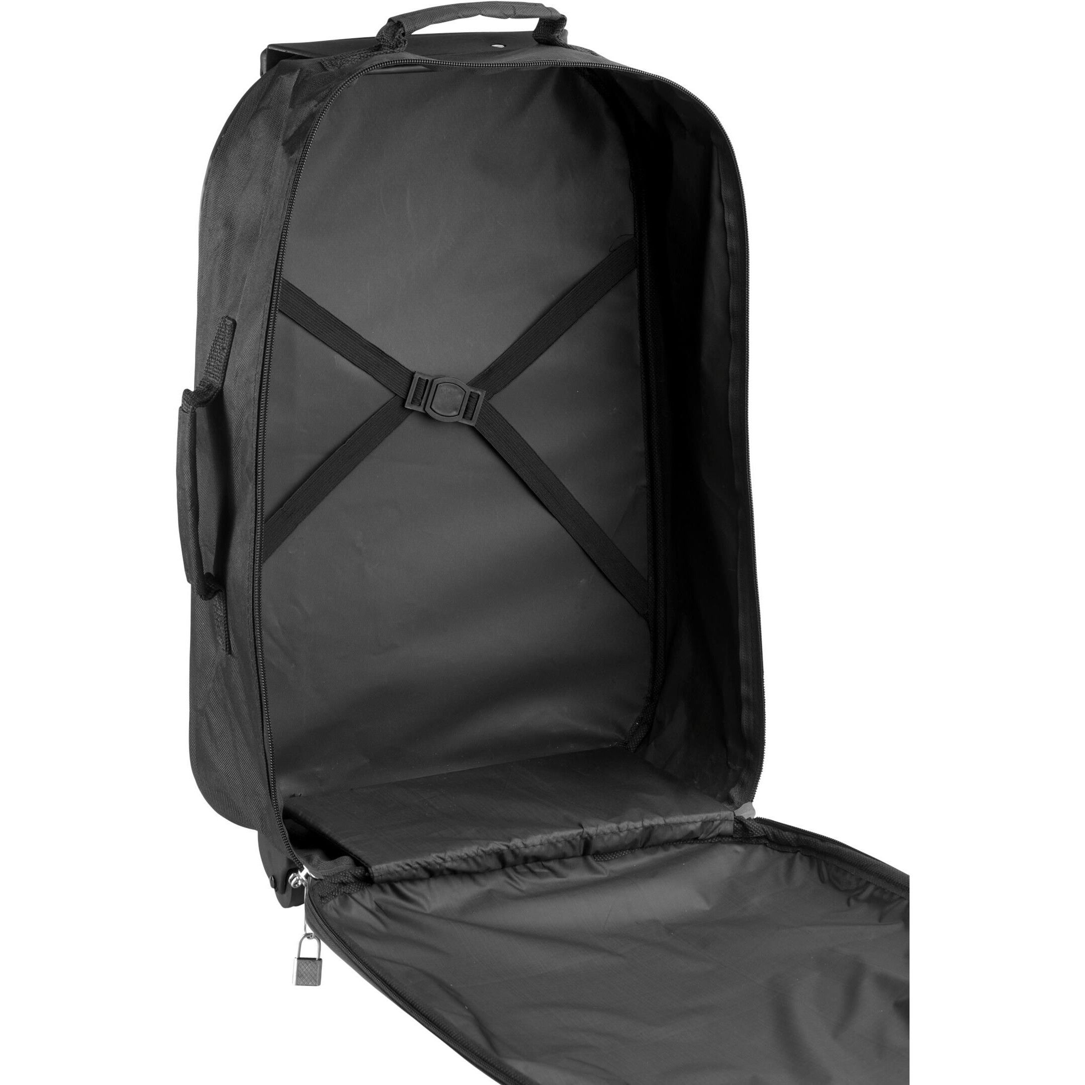 Trolley aus Polyester Jordana - schwarz-81