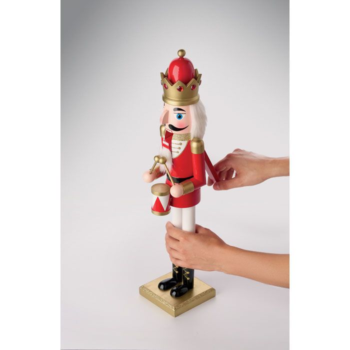 Große Nussknacker-Figur SUPER JOLY - rot-129