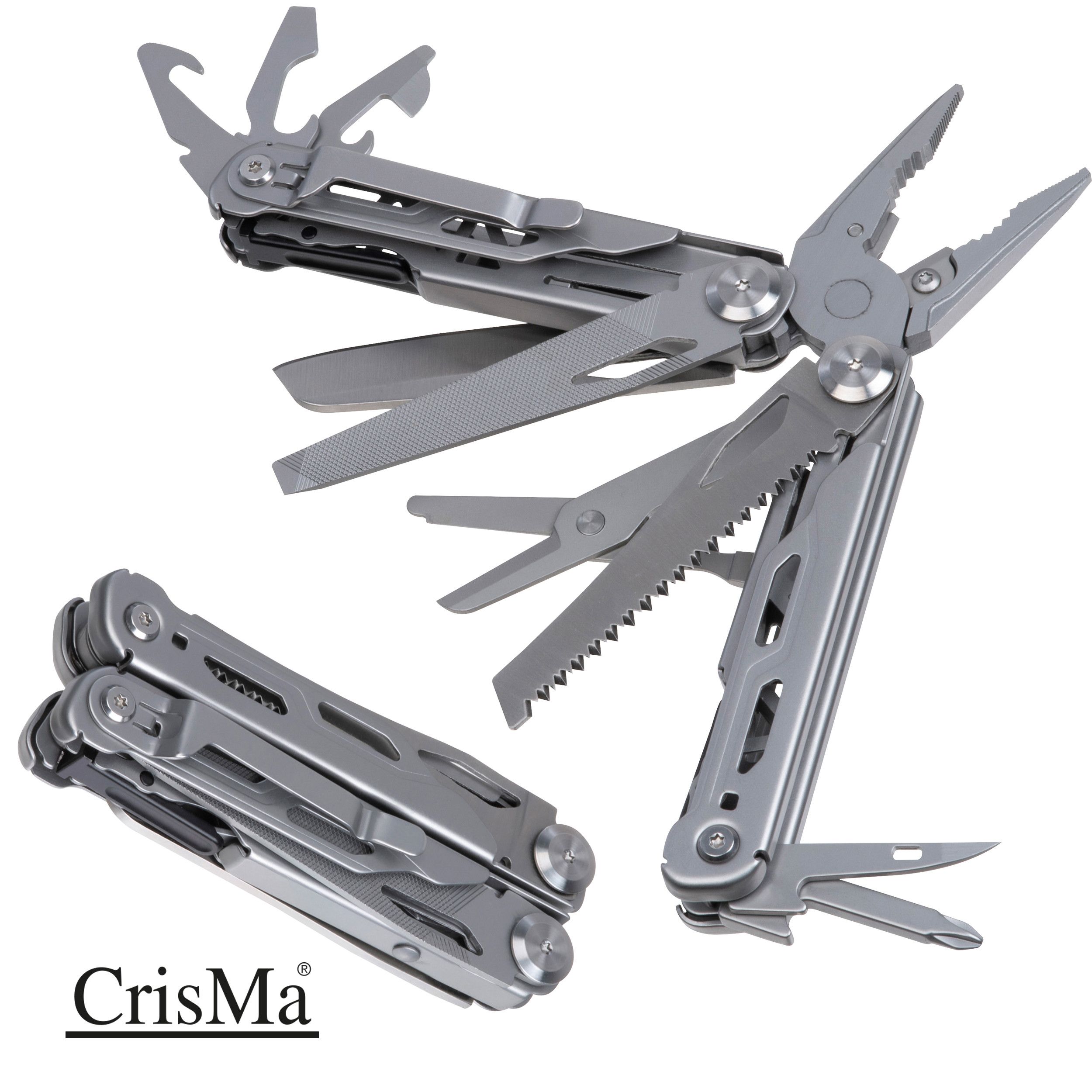 CrisMa 15-teiliges Multitool - silbergrau-994