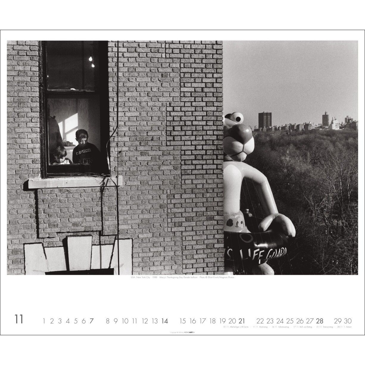 Magnum Photos - Elliott Erwitt - Kunst & Kultur Kalender-850