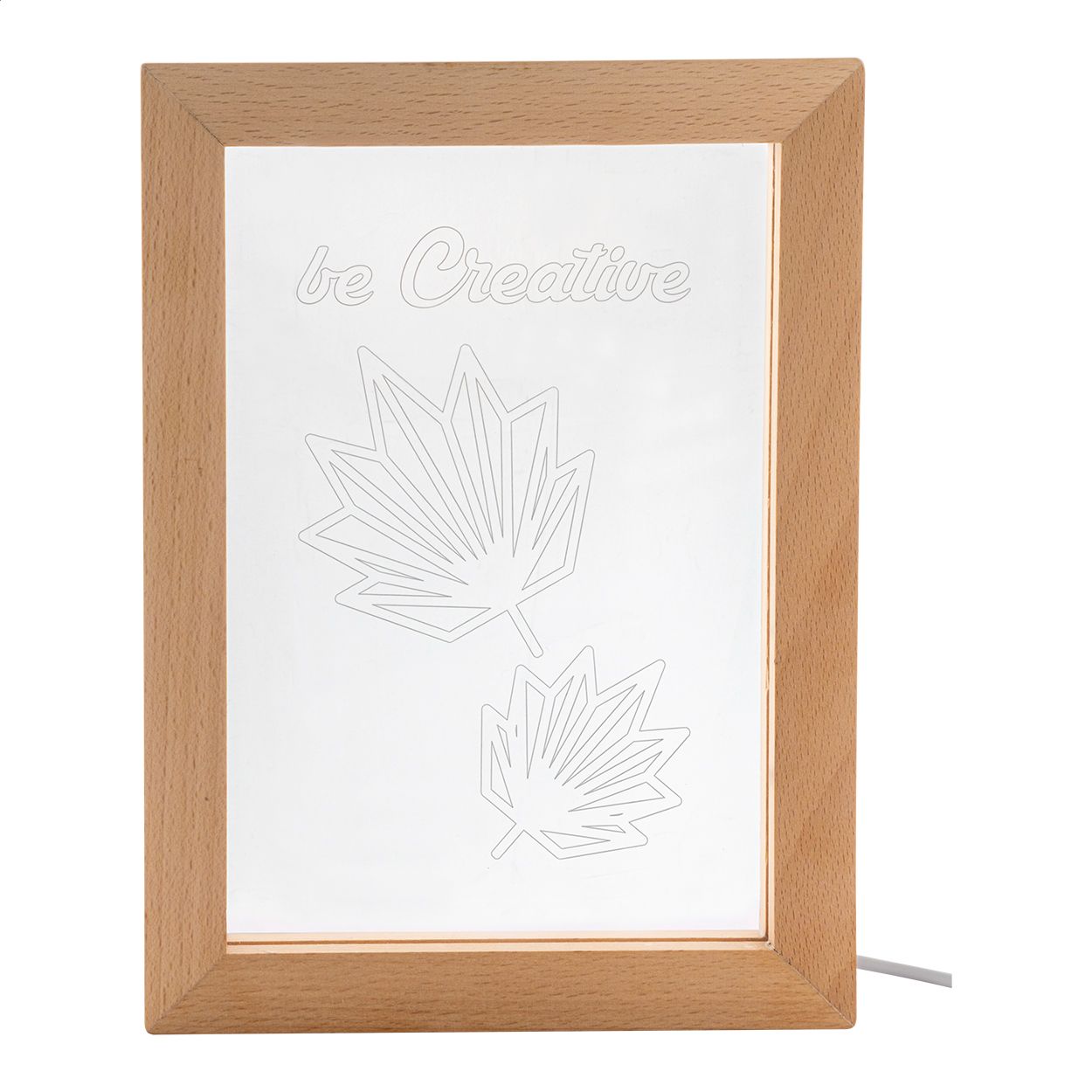 Woodiframe LED-Trophäe - natur - transparent-962