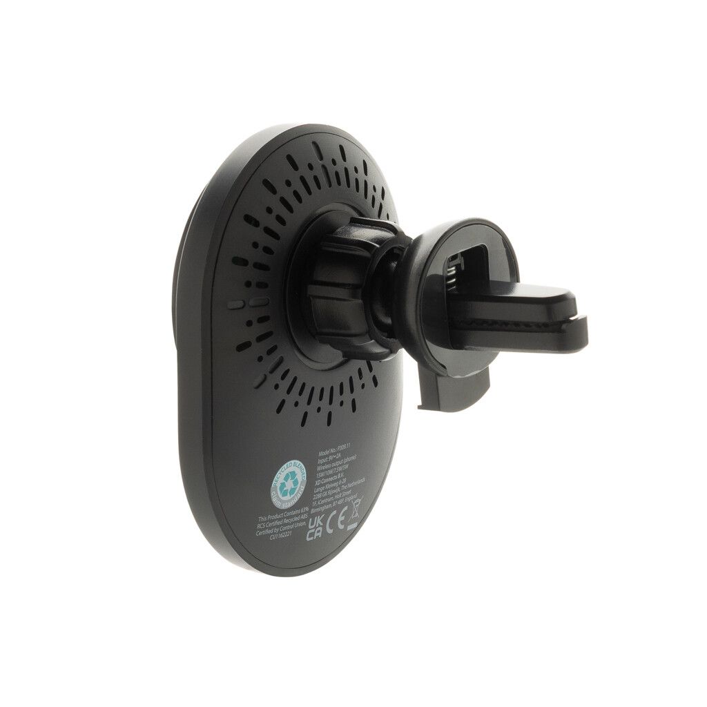 PowerCruze magnetischer 15W Autohalter aus RCS rec. ABS - schwarz-63